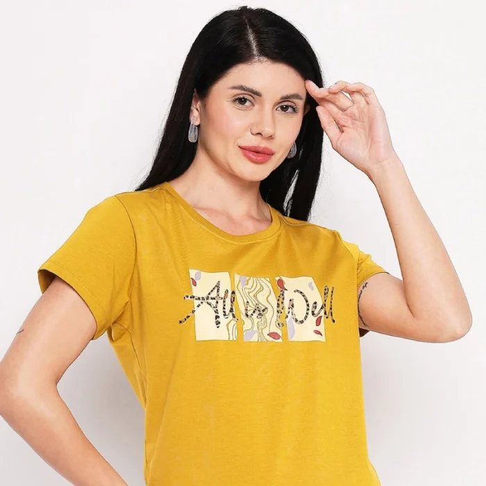 NEVA Typography Printed T-Shirt