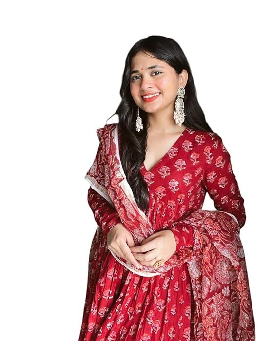 Rangnavi Women's Printed Kurta with Palazzo & Dupatta | Ethnic set | Kurta set