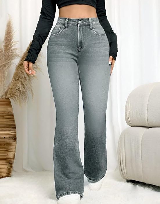 Ben Martin Women's Wide Leg Fit High Rise Jeans || High Waist Jeans