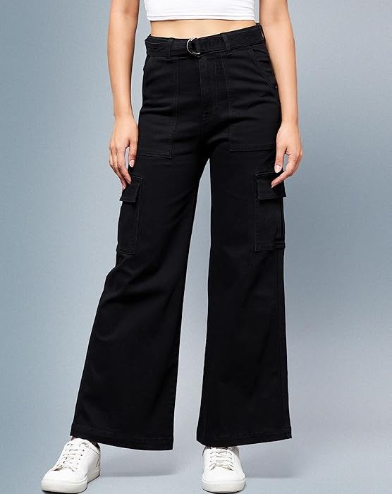 Miss Olive Women's Wide-Leg Fit Jeans