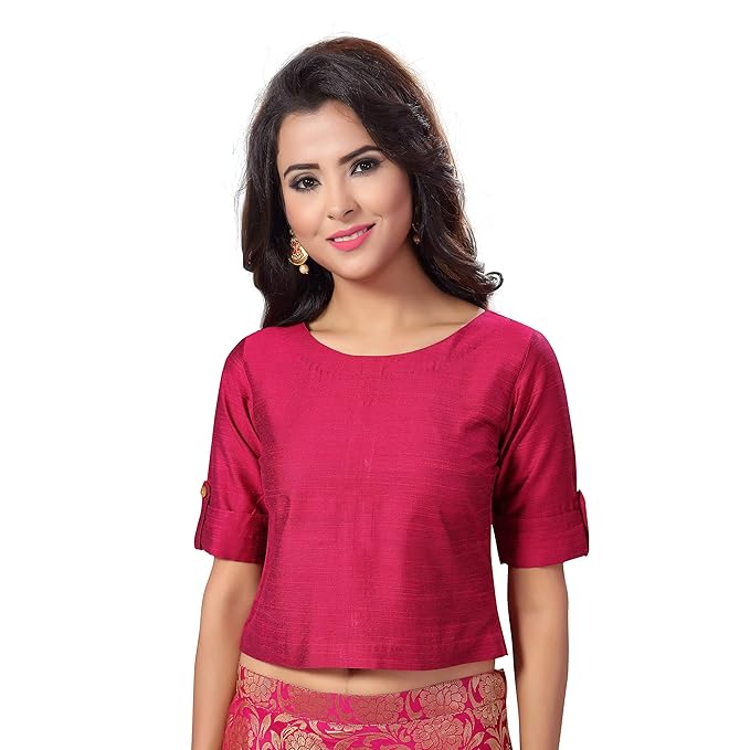 Studio Shringaar Women Cotton Half Sleeve Blouse